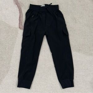 Abercrombie Kids 5/6- Black Jogger Pants